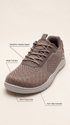 SF Grip Brown - Non-Slip Barefoot Outdoor Shoe