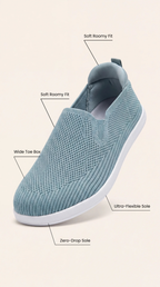 SF Ease Turquoise -  All-Day Comfort Barefoot Shoe