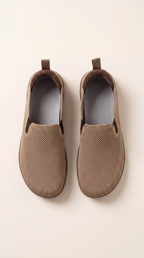 SF Ease Brown -  All-Day Comfort Barefoot Shoe