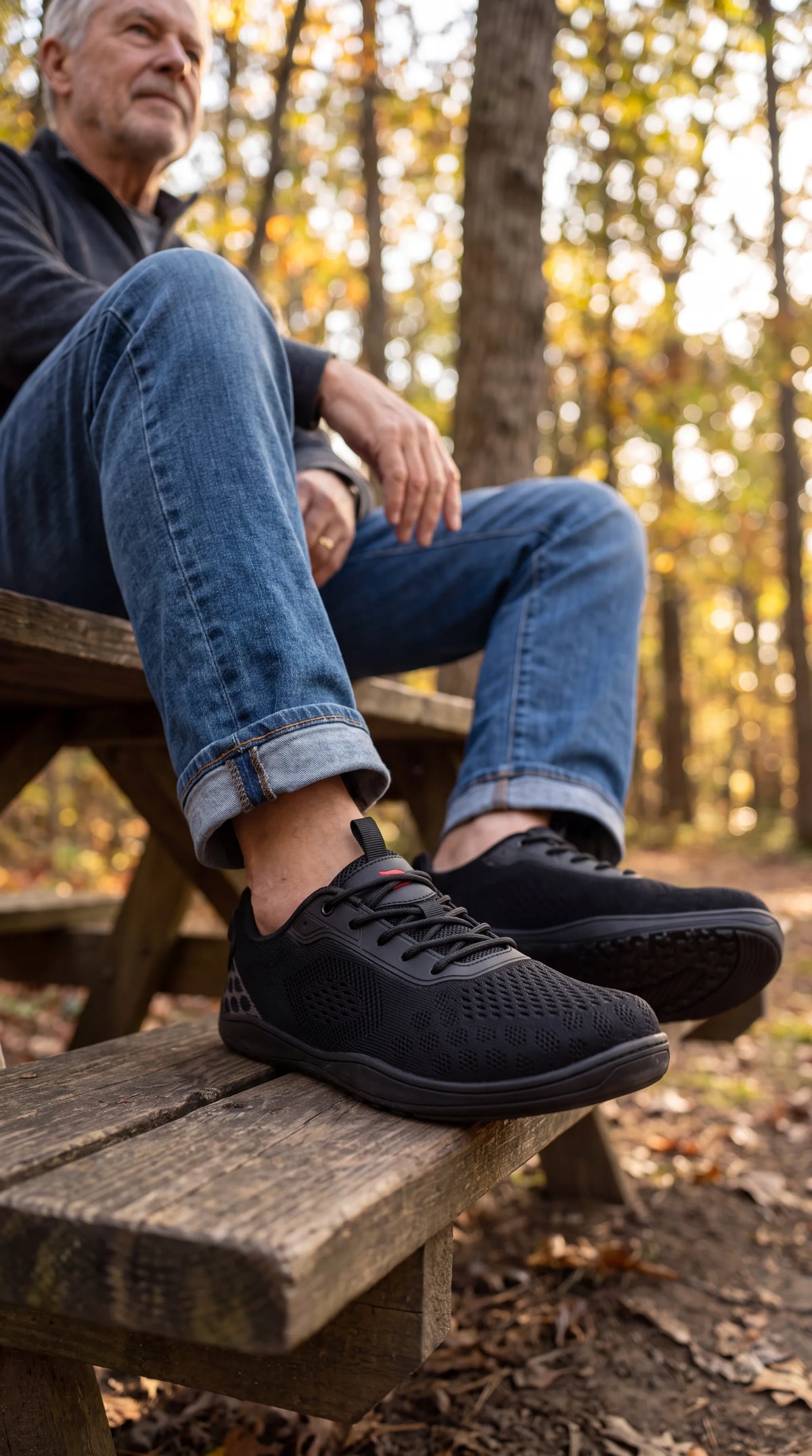 SF Grip Black - Non-Slip Barefoot Outdoor Shoe