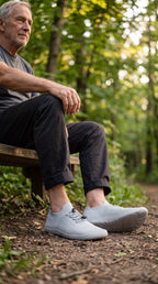 SF Step Light Grey – Hands-Free & Ergonomic Barefoot Shoes