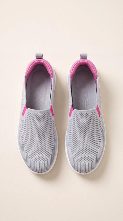 SF Ease Gray -  All-Day Comfort Barefoot Shoe
