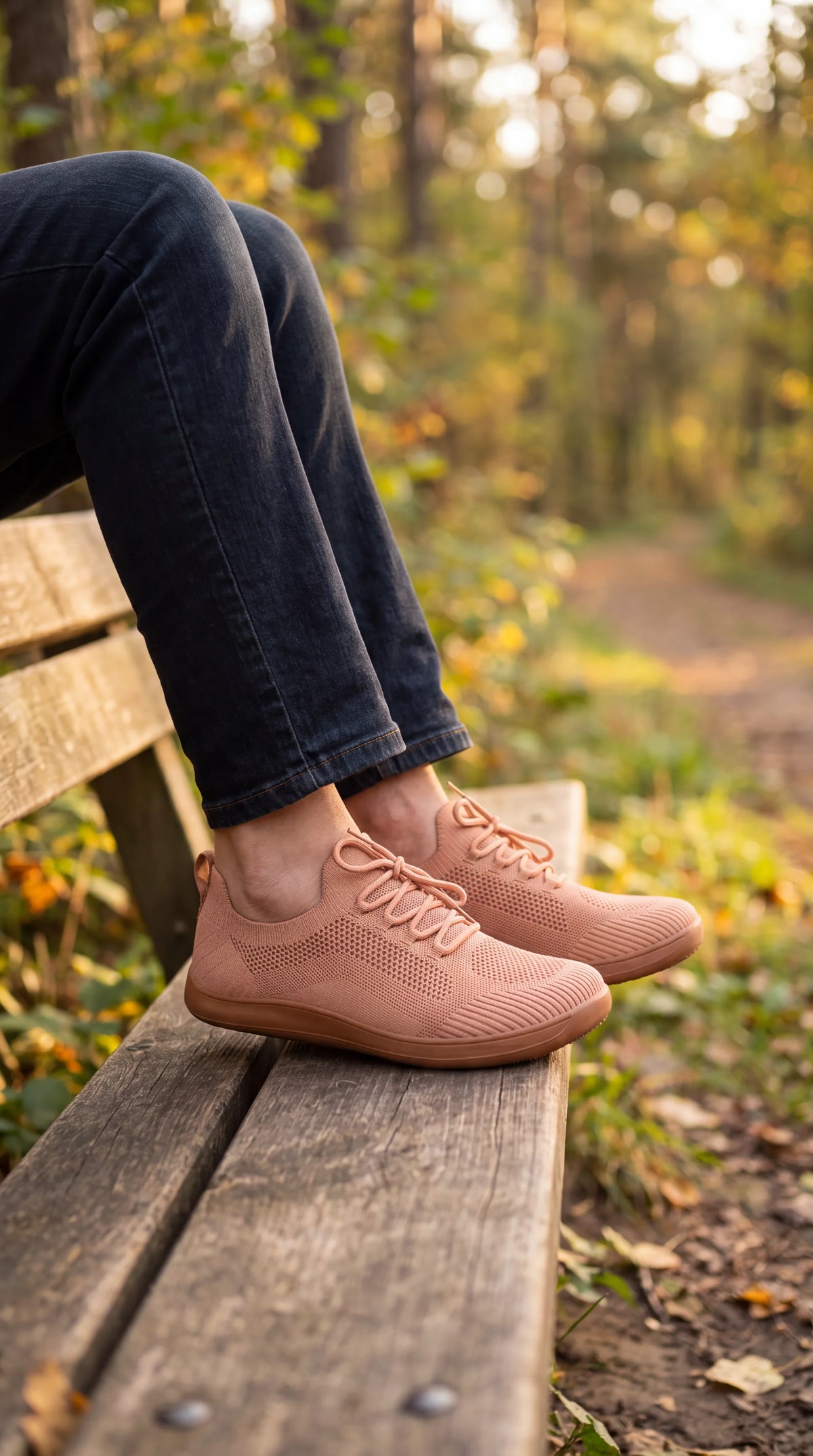 SF Move Rose Brown - Lightweight Barefoot Walking Shoe