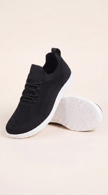 SF Move Black/White - Lightweight Barefoot Walking Shoe