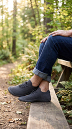 SF Step Dark Grey – Hands-Free & Ergonomic Barefoot Shoes