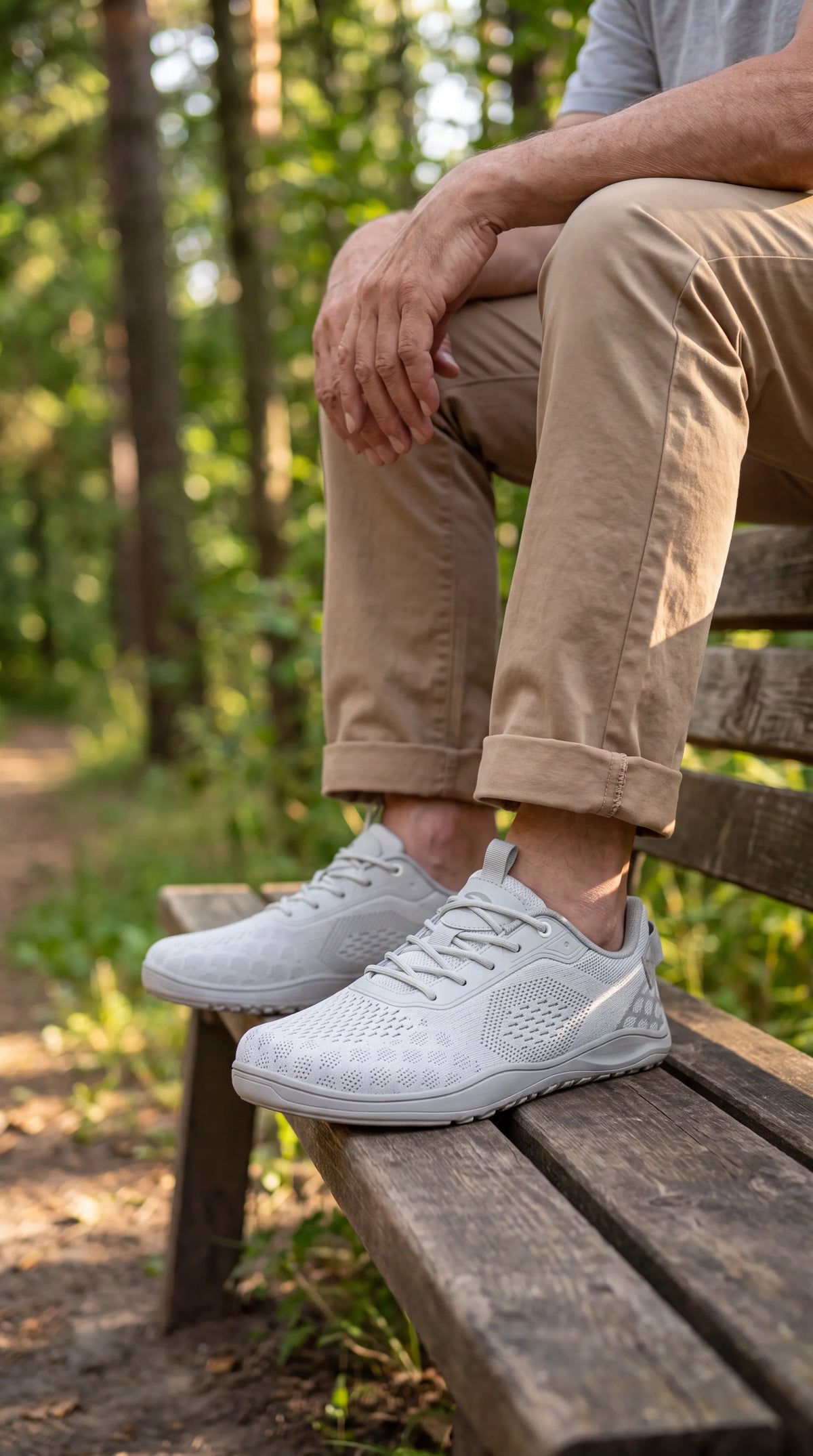 SF Grip Grey - Non-Slip Barefoot Outdoor Shoe