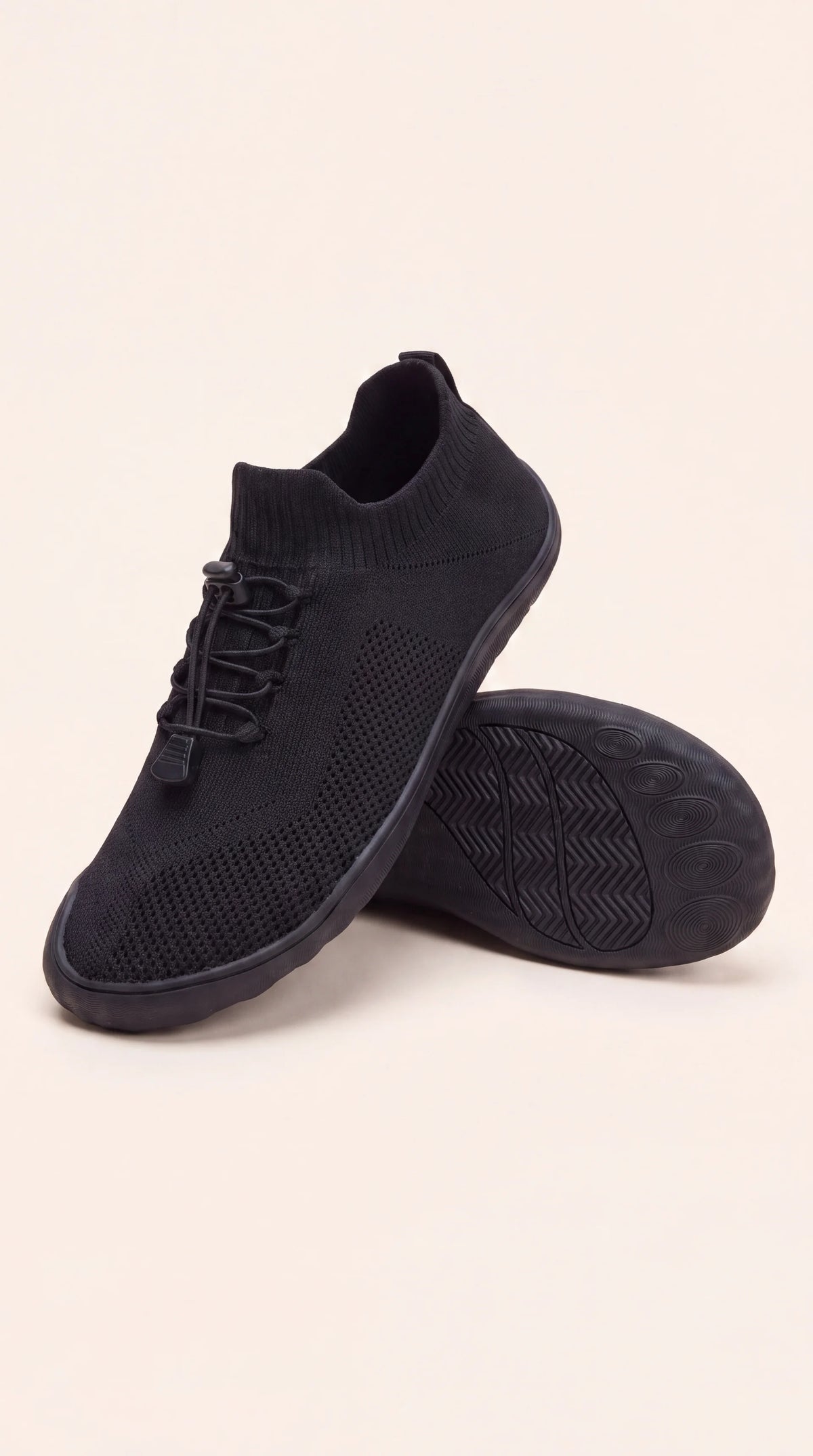 SF Step Black – Hands-Free & Ergonomic Barefoot Shoes