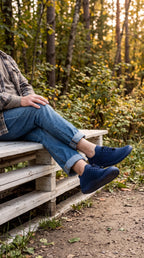 SF Step Blue – Hands-Free & Ergonomic Barefoot Shoes