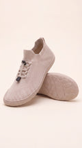 SF Step Beige – Hands-Free & Ergonomic Barefoot Shoes