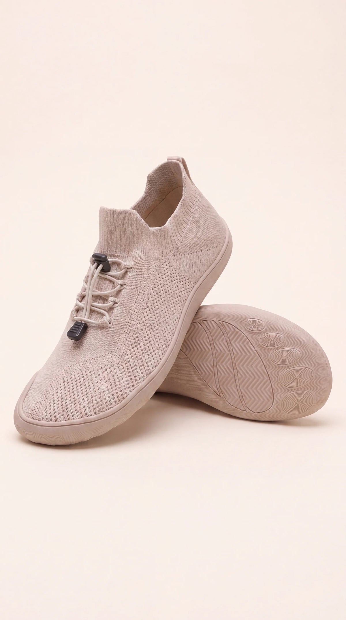 SF Step Beige – Hands-Free & Ergonomic Barefoot Shoes