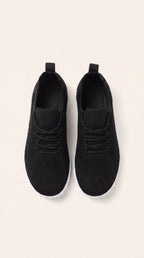 SF Move Black/White - Lightweight Barefoot Walking Shoe